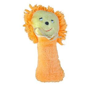 Stahlwood‎ Toy Manufacturing Co. Vintage 70s Lion Baby Rattle